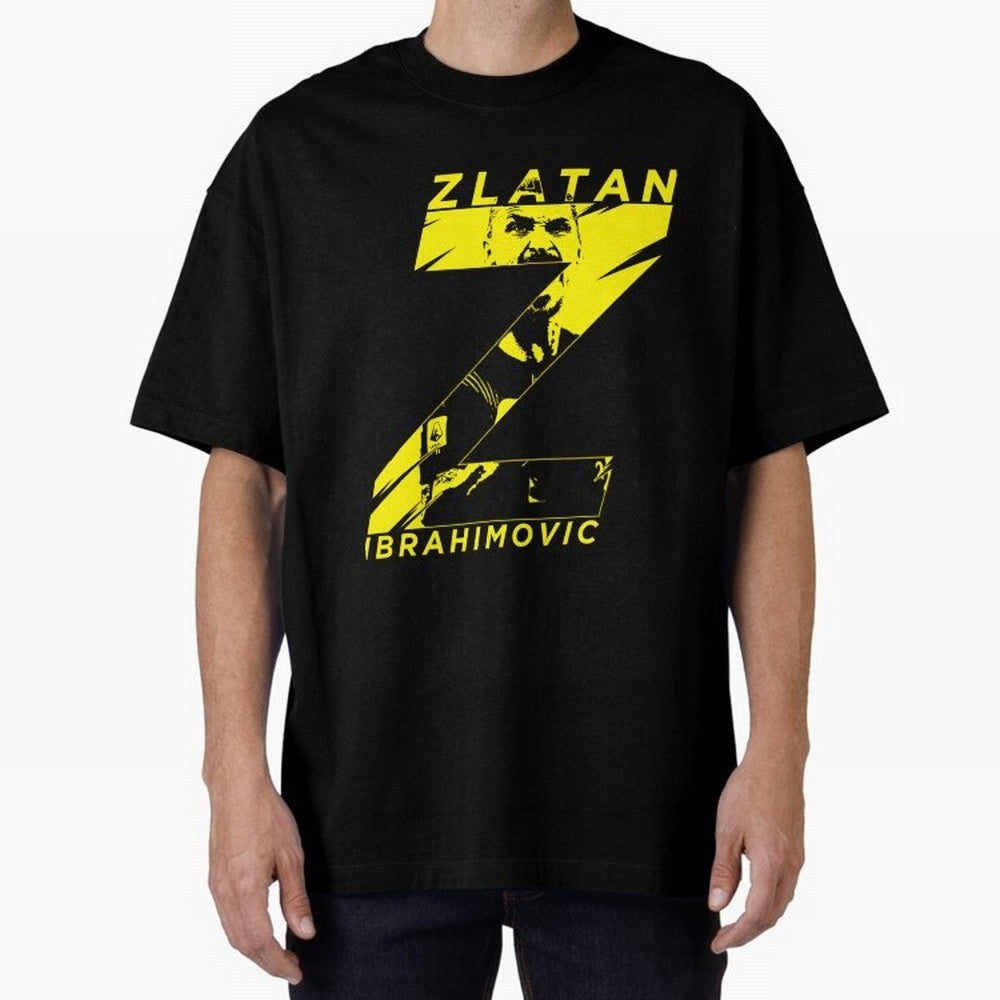 Zlatan Ibrahimovic Swedish God Gjq588 Oversized T-Shirt Relive the Noise and Pride of Match Day Hype around FIFA World Cup 2026 Group Stage, Neymar, Portugal, Spain and Germany, Classic Soccer Heritage, Championship Pressure, Fan Loyalty and