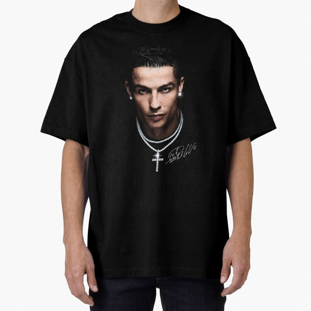 CR7 - Streetwear Clothing | Oversized T-Shirt Celebrate Global Passion for FIFA World Cup 2026 USA Canada Mexico Spirit, Capturing Spain and Netherlands, Messi, Champion Mindset, Group Stage Buzz, Knockout Tension and Passionate Fan Culture;
