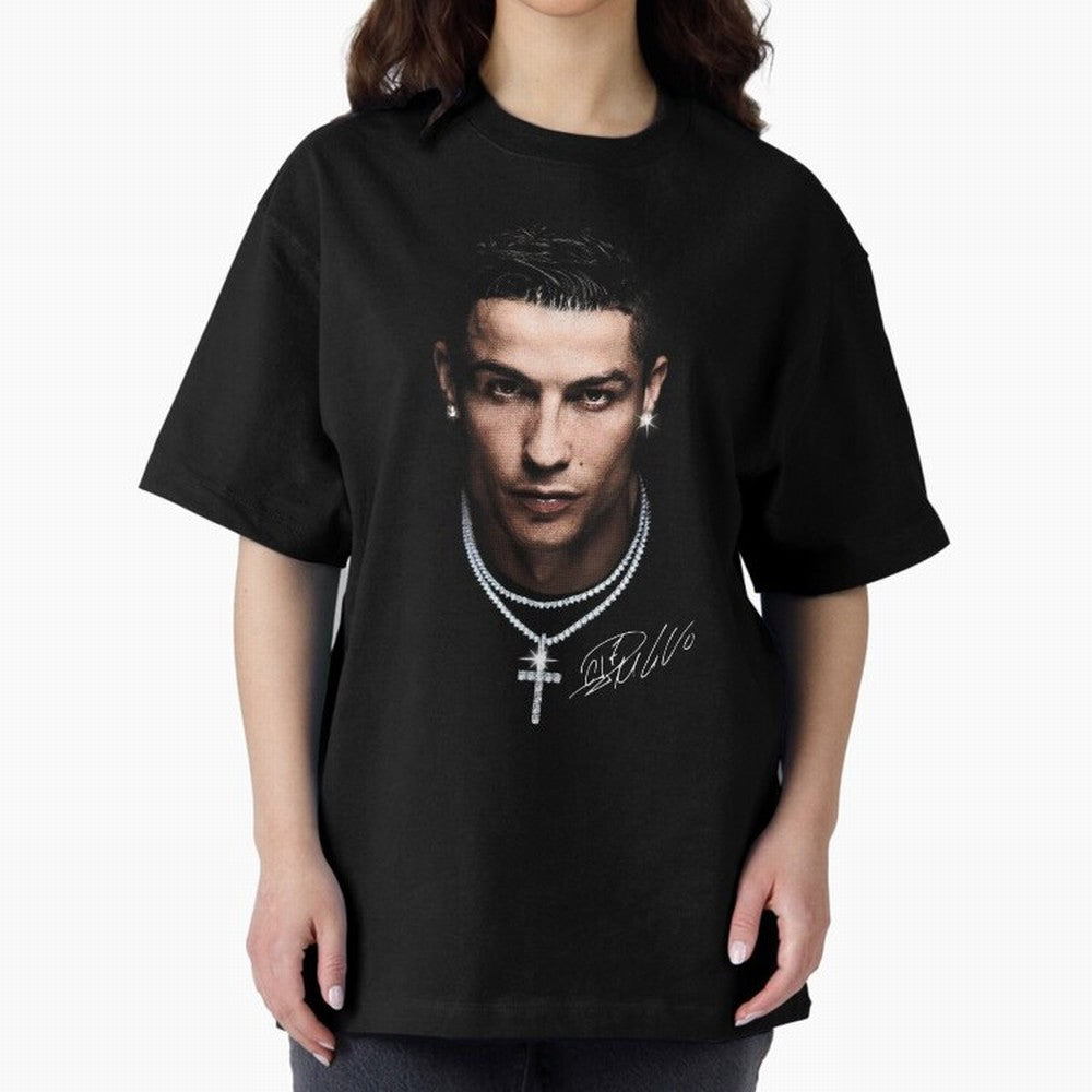 CR7 - Streetwear Clothing | Oversized T-Shirt Celebrate Global Passion for FIFA World Cup 2026 USA Canada Mexico Spirit, Capturing Spain and Netherlands, Messi, Champion Mindset, Group Stage Buzz, Knockout Tension and Passionate Fan Culture;