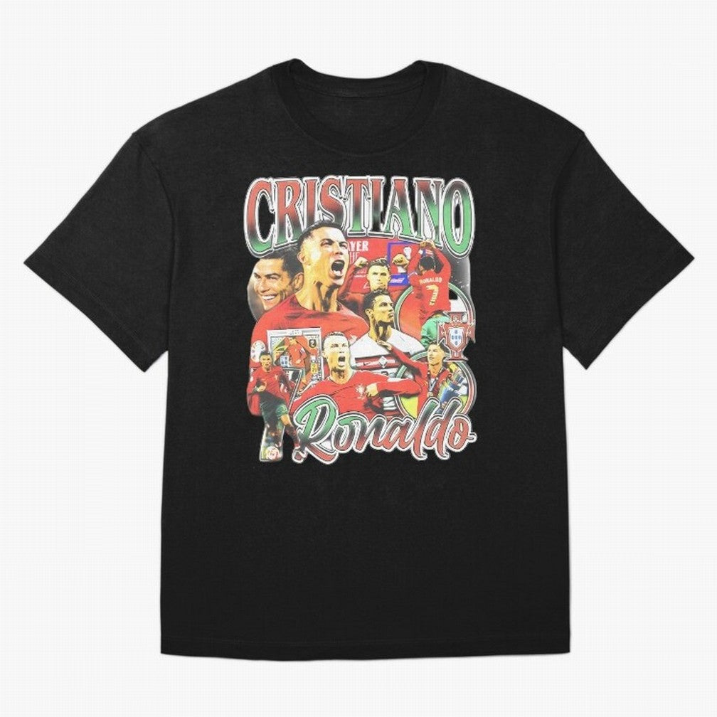 Cristiano Ronaldo Oversized T-Shirt Bring a Vintage Feel to Match Day Hype around FIFA World Cup 2026 USA Canada Mexico, Cristiano Ronaldo, Haaland and CR7, Spain and Netherlands, Classic Soccer Heritage, Championship Pressure, Fan Loyalty and
