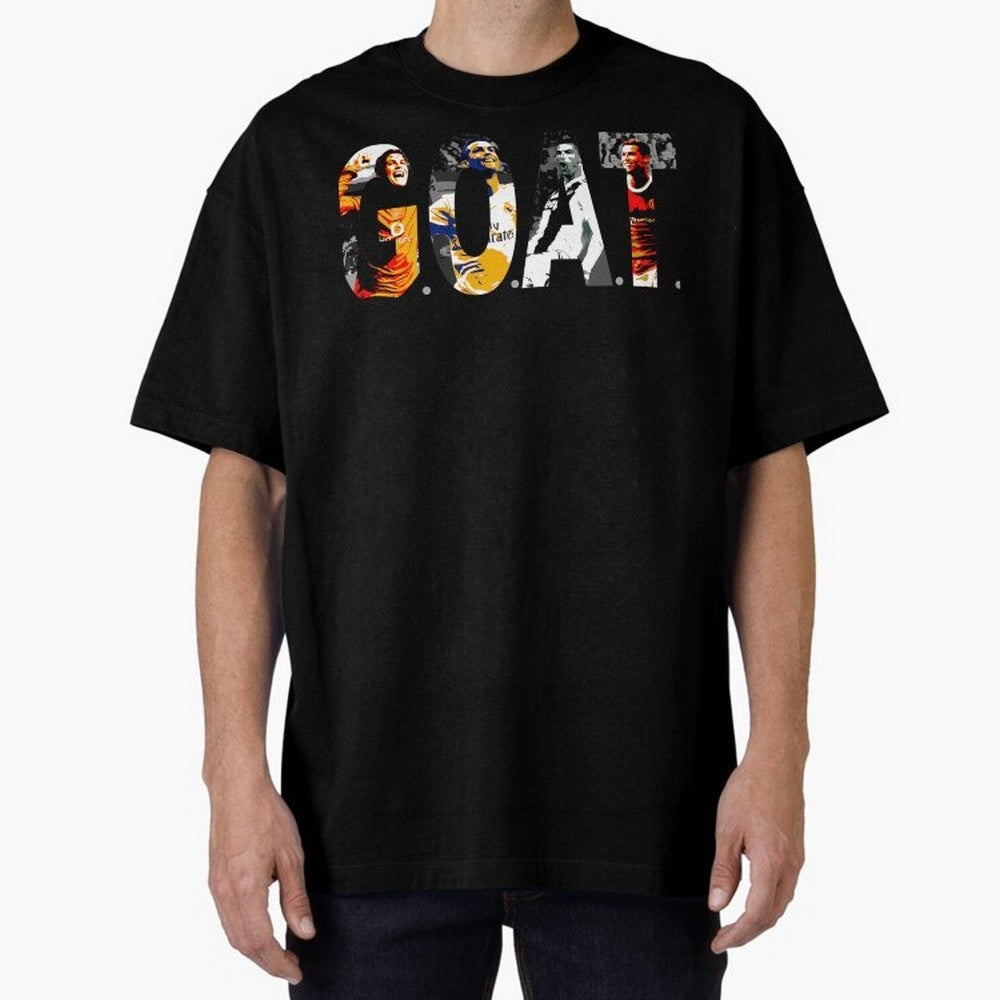 Cristiano Ronaldo Oversized T-Shirt Show Love for Legendary Goals in Match Day Hype around FIFA World Cup 2026, Haaland and Mbappe, Germany, Stadium Chants, National Pride, Trophy Dreams and Unforgettable Football Memories; Perfect for People Who