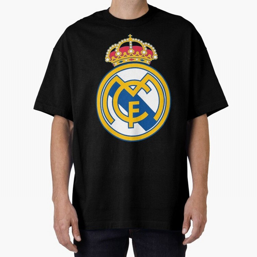 The Madrid CF Oversized T-Shirt Celebrate the Stars of FIFA World Cup 2026 with Cristiano Ronaldo, Spain Energy, Worldwide Fan Energy, Dramatic Goals, Stadium Lights and Championship Celebrations; Made for Collectors Who Enjoy Iconic Players,