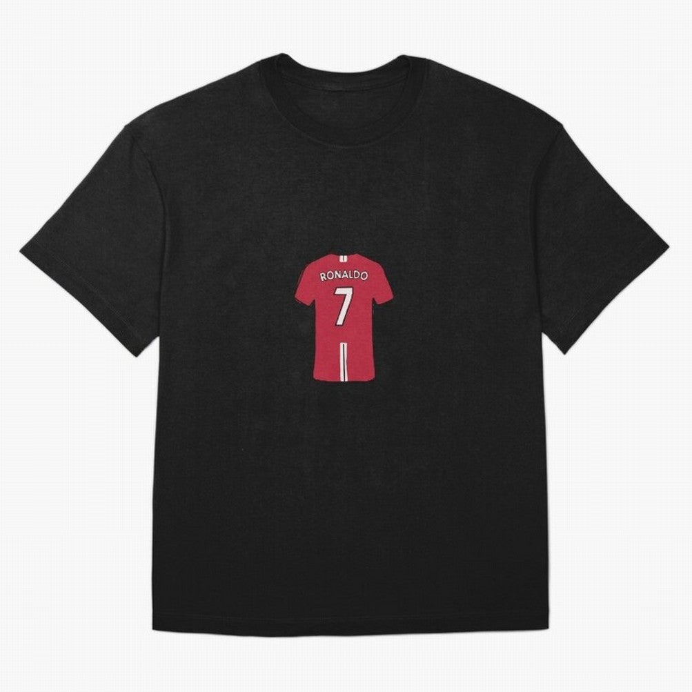 Cristiano Ronaldo Number 7 Jersey Illustration Oversized T-Shirt Bring Bold Fan Energy to FIFA World Cup 2026 Celebrating Cristiano Ronaldo, Haaland and CR7, England Energy, Sports Nostalgia, International Competition, Famous Players and