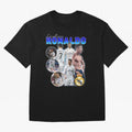 CR7 Real Madrid Poster ¨C For Football Fans and Gift For Ronaldo Supporters Oversized T-Shirt Back the Journey through FIFA World Cup 2026 USA Canada Mexico Built around Mbappe and Neymar, Brazil, Portugal and Argentina Energy, Champion Mindset,