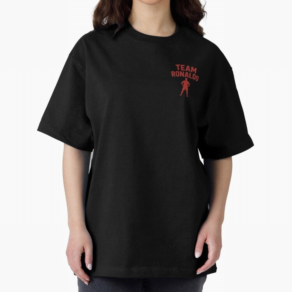 Team Ronaldo | CR7 team | For Fans Oversized T-Shirt Remember Iconic Moments from FIFA World Cup 2026 Group Stage Spirit, Capturing France, Mbappe and Neymar, Soccer Culture, Superstar Moments, National Team Dreams and Competitive Fire; Great for