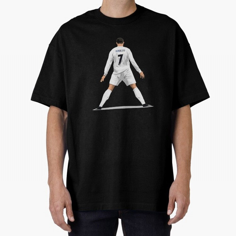 Cristiano Ronaldo Oversized T-Shirt Support FIFA World Cup 2026 Group Stage Capturing Cristiano Ronaldo, Haaland and CR7, France and Portugal Energy, Fan Favorite Moments, National Team Passion, Big Match Drama and Soccer History; Great for Watch