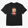 Diogo Jota jersey | manga | cute kawaii | by Nooby Draw Oversized T-Shirt Honor Global Football Passion for FIFA World Cup 2026 USA Canada Mexico, Featuring Haaland and Mbappe, England, Football Festival Excitement, Trophy Ambitions, Country