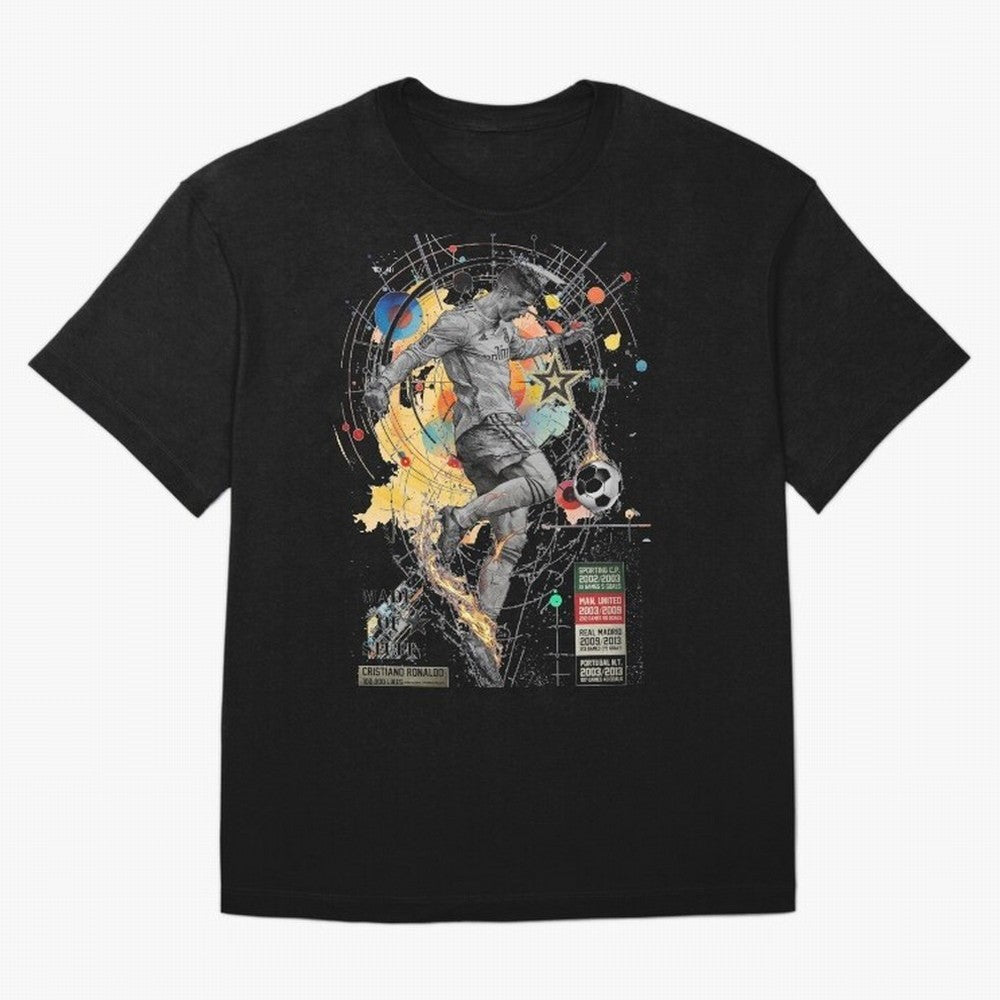 Cristiano Ronaldo Football Playmaker Oversized T-Shirt Carry FIFA World Cup 2026 for Fans of Haaland and France and Portugal, Bringing Soccer Culture, Superstar Moments, National Team Dreams and Competitive Fire; Made for Die Hard Supporters,