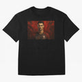 Cristiano Ronaldo Portrait Oversized T-Shirt Bring Home Global Football Passion for FIFA World Cup 2026 Group Stage, Built around Messi and Cristiano Ronaldo, Portugal, Football Festival Excitement, Trophy Ambitions, Country Rivalries and Star