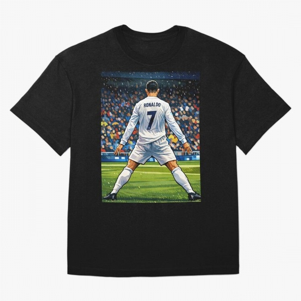 CR7 Oversized T-Shirt Show Your Love for Match Day Hype around FIFA World Cup 2026, CR7 and Messi, Argentina, France and Brazil, Football Passion, Legendary Performances, Festival Vibes and Supporter Community; Perfect for Fans, Collectors, Family
