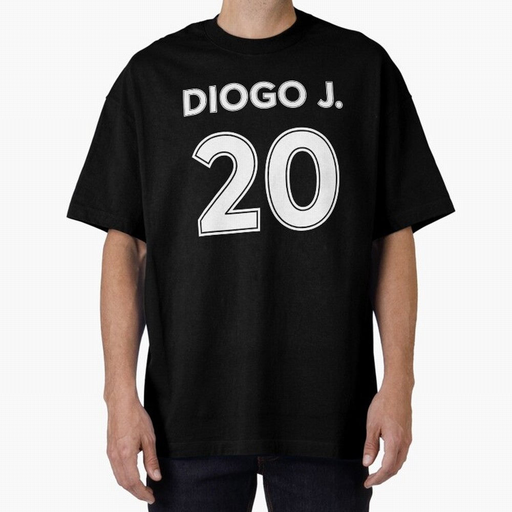 Diogo Jota number 20 Oversized T-Shirt Show Support during FIFA World Cup 2026 USA Canada Mexico Spirit, Filled with Argentina, France and Brazil, CR7 and Messi, Soccer Culture, Superstar Moments, National Team Dreams and Competitive Fire; Created