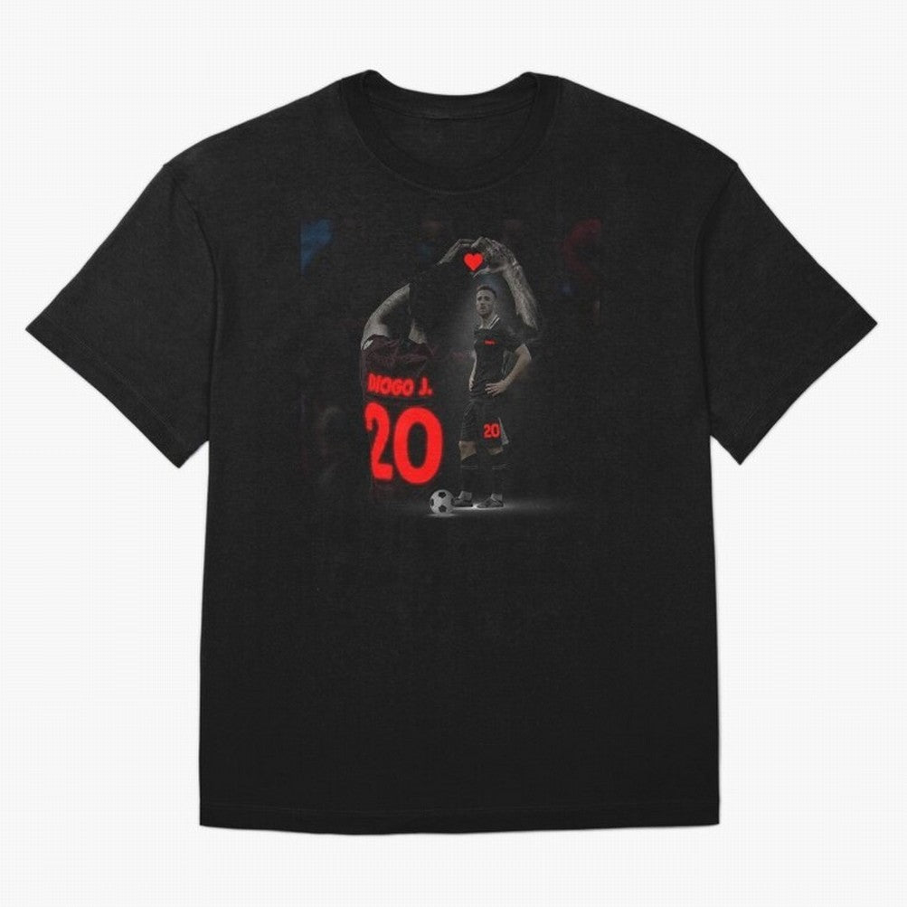 Diogo Jota poster Oversized T-Shirt Bring Global Tournament Vibes to FIFA World Cup 2026 Group Stage for Fans of Haaland and Spain, Bringing Classic Soccer Heritage, Championship Pressure, Fan Loyalty and International Pride; Perfect for Supporters
