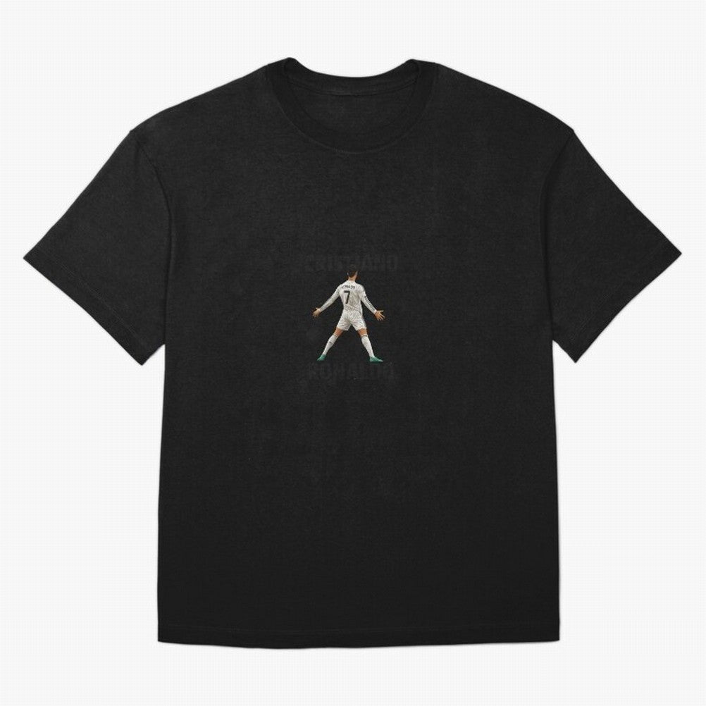 Cristiano Ronaldo ¨C Iconic Celebration Pose | Football Art Oversized T-Shirt Feel the Roar of FIFA World Cup 2026 Built around Neymar, Haaland and Cristiano Ronaldo, Spain and Netherlands Energy, Match Day Excitement, Supporter Culture, Golden