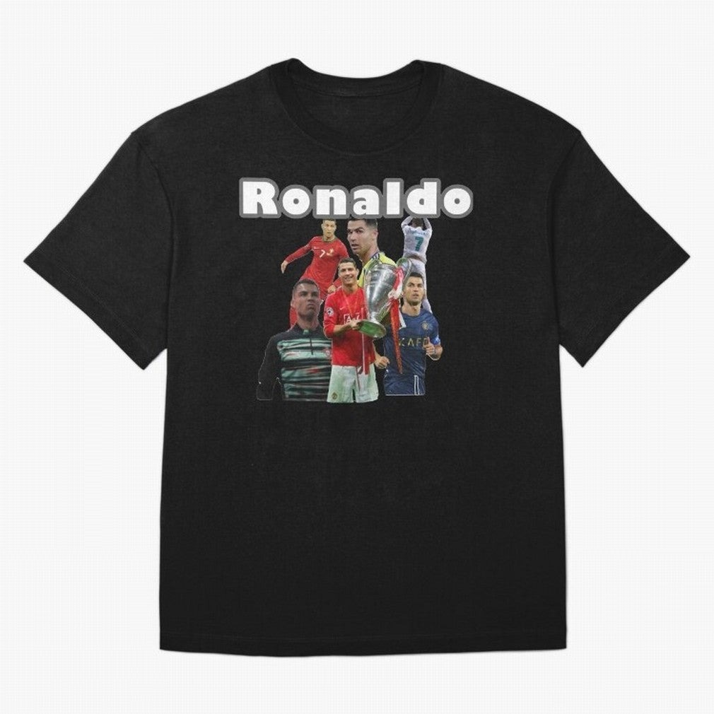 Cristiano Ronaldo Oversized T-Shirt Follow the Road to FIFA World Cup 2026 Group Stage Spirit, Filled with England and Germany, Messi and Cristiano Ronaldo, Fan Favorite Moments, National Team Passion, Big Match Drama and Soccer History; Perfect