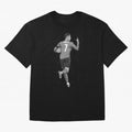 Cristiano Ronaldo Black and White Version Oversized T-Shirt Make the Season About FIFA World Cup 2026 USA Canada Mexico Spirit, with France, Haaland and Mbappe, Vintage Soccer Flavor, Modern Football Stars, National Flags and Final Night Emotion;