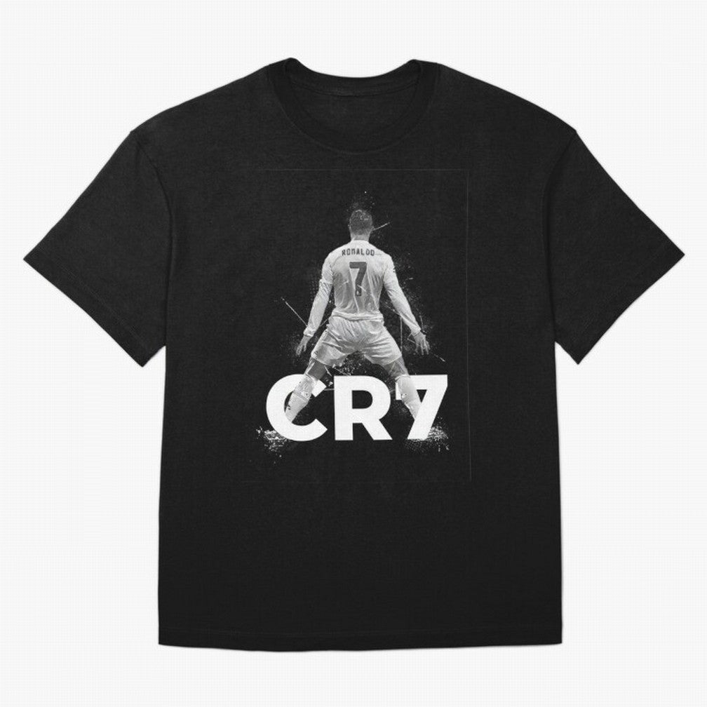 CR7 Oversized T-Shirt Honor the Football Icons of FIFA World Cup 2026 USA Canada Mexico Spirit, Connected to Portugal, Spain and Germany, Mbappe and Neymar, Football Festival Excitement, Trophy Ambitions, Country Rivalries and Star Player Buzz;