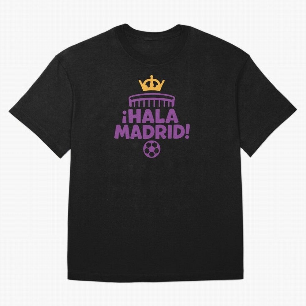 Hala Madrid Oversized T-Shirt Follow the Final Road of FIFA World Cup 2026 Group Stage Spirit, Built around Netherlands, Cristiano Ronaldo, Championship Spirit, Famous Goals, Roaring Crowds and International Football Unity; Built for Supporters