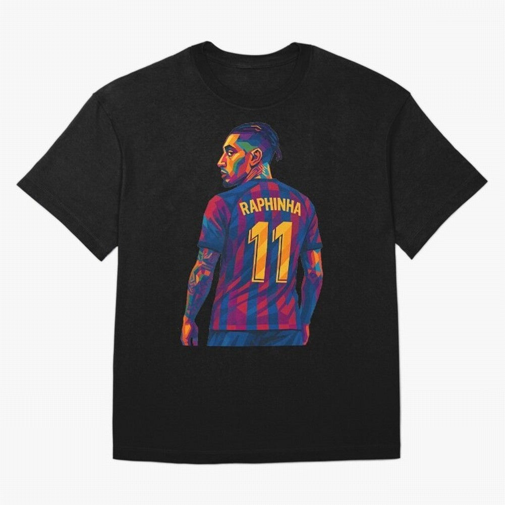 Raphinha Oversized T-Shirt Celebrate FIFA World Cup 2026 Group Stage Driven by Messi, Neymar and Mbappe, Spain Energy, Soccer Culture, Superstar Moments, National Team Dreams and Competitive Fire; Made for Die Hard Supporters, Soccer Lovers, Game