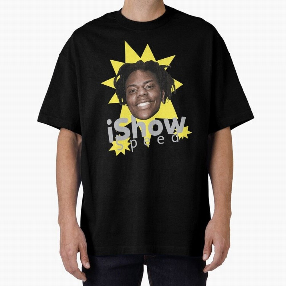Ishowspeed Oversized T-Shirt Keep the Match Day Mood of Match Day Hype around FIFA World Cup 2026 USA Canada Mexico, CR7 and Messi, Brazil, Worldwide Fan Energy, Dramatic Goals, Stadium Lights and Championship Celebrations; Made for Collectors Who