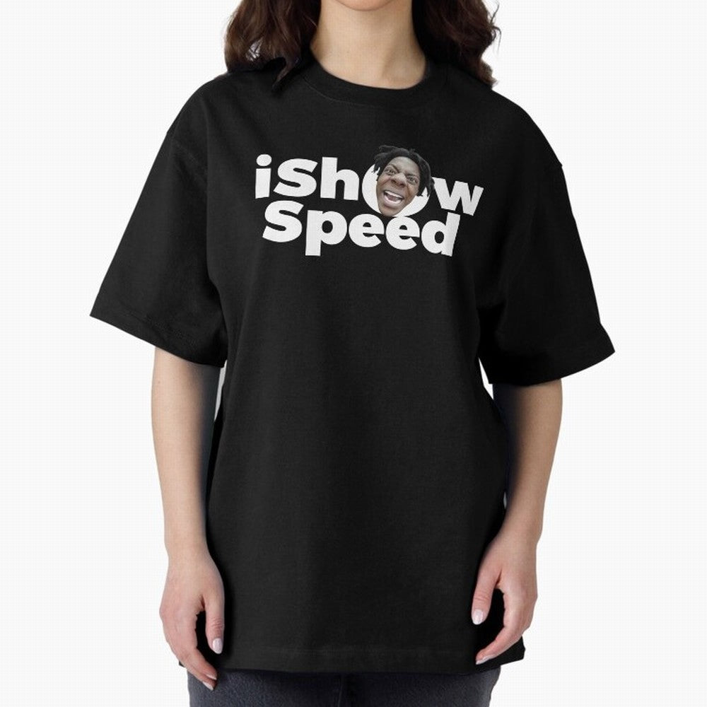 Ishowspeed Oversized T-Shirt Capture Stadium Memories from Match Day Hype around FIFA World Cup 2026 USA Canada Mexico, Cristiano Ronaldo, Haaland and CR7, Argentina and Brazil, Football Festival Excitement, Trophy Ambitions, Country Rivalries and