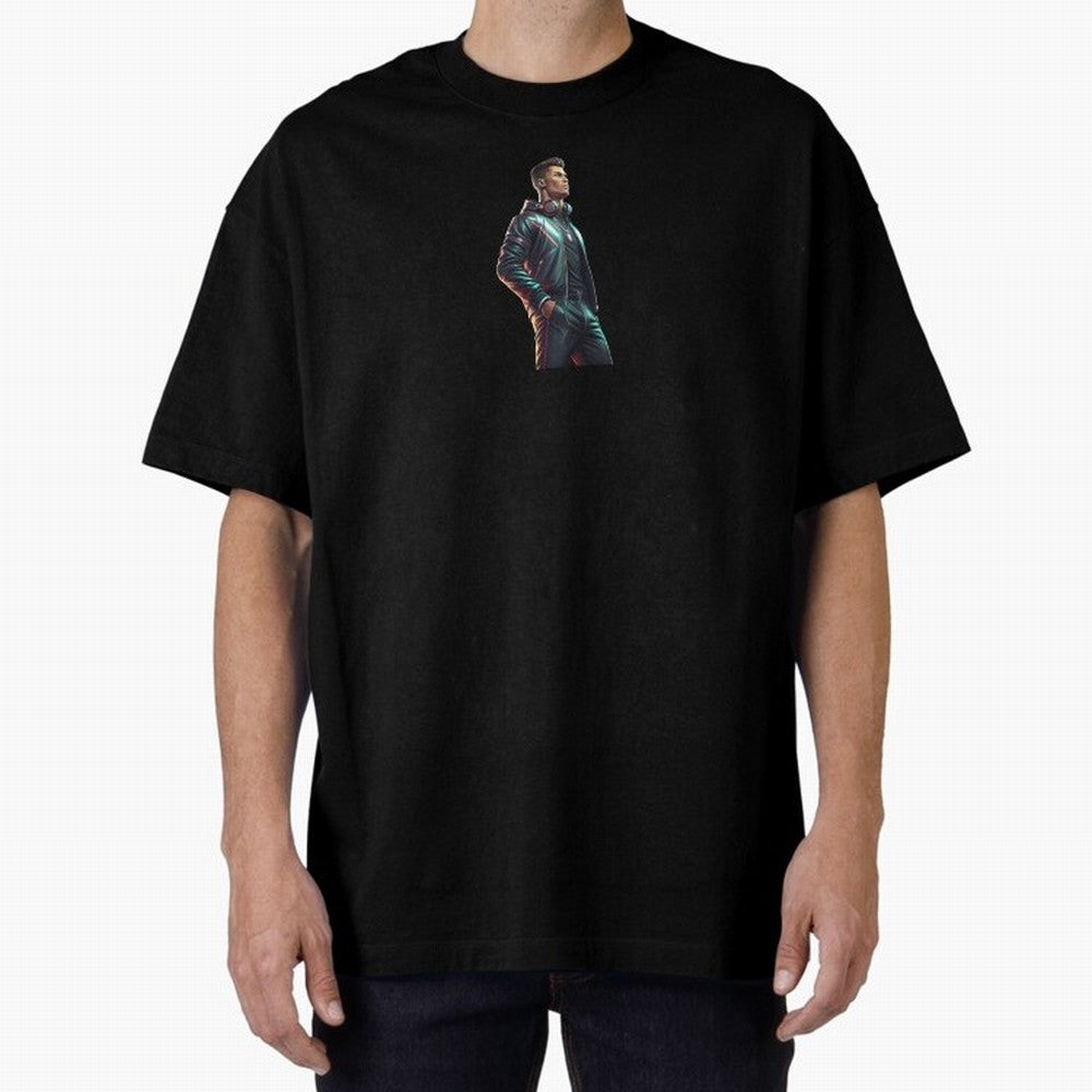 Cristiano Ronaldo Dj Oversized T-Shirt Represent Football Lovers during Match Day Hype around FIFA World Cup 2026 Group Stage, Neymar, Haaland and Cristiano Ronaldo, Netherlands, Football Festival Excitement, Trophy Ambitions, Country Rivalries and