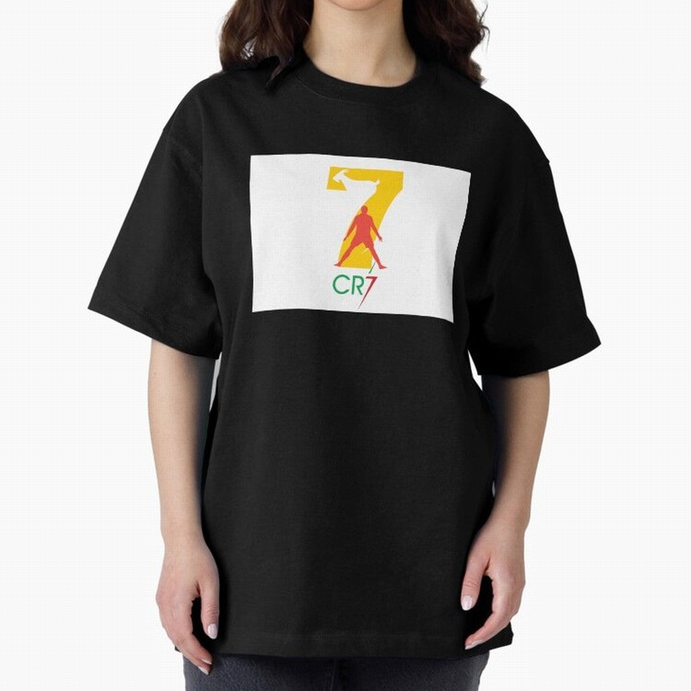 Ronaldo GOAT Oversized T-Shirt Remember Iconic Moments from FIFA World Cup 2026 for Fans of Neymar, Haaland and Cristiano Ronaldo and Germany, Bringing Football Passion, Legendary Performances, Festival Vibes and Supporter Community; Ideal for