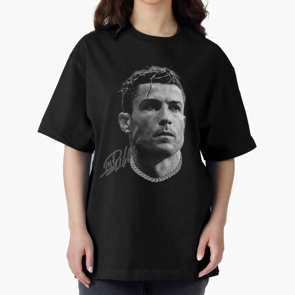 Cristiano Ronaldo Vintage Tshirt Oversized T-Shirt Show Your Stadium Side during FIFA World Cup 2026 Group Stage for Fans of Mbappe and Neymar and Argentina, Bringing Global Supporter Spirit, Legendary Goals, National Colors and Tournament