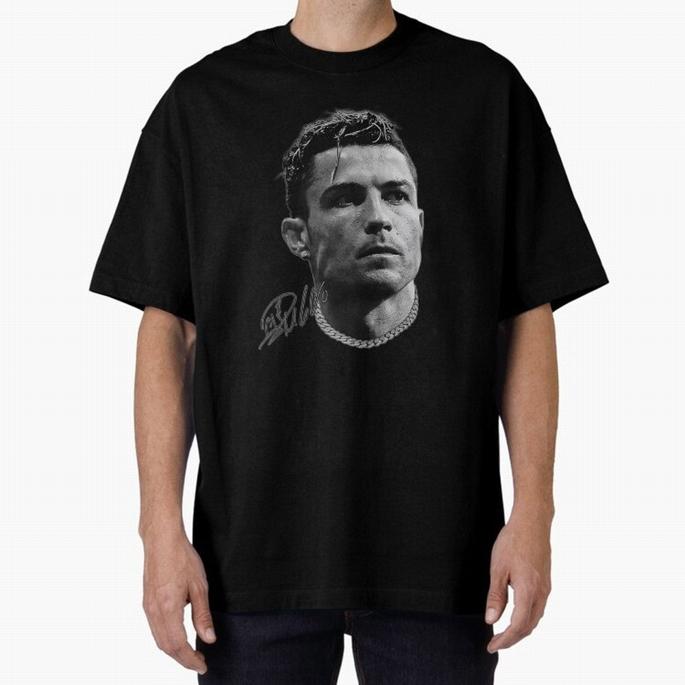 Cristiano Ronaldo Vintage Tshirt Oversized T-Shirt Show Your Stadium Side during FIFA World Cup 2026 Group Stage for Fans of Mbappe and Neymar and Argentina, Bringing Global Supporter Spirit, Legendary Goals, National Colors and Tournament