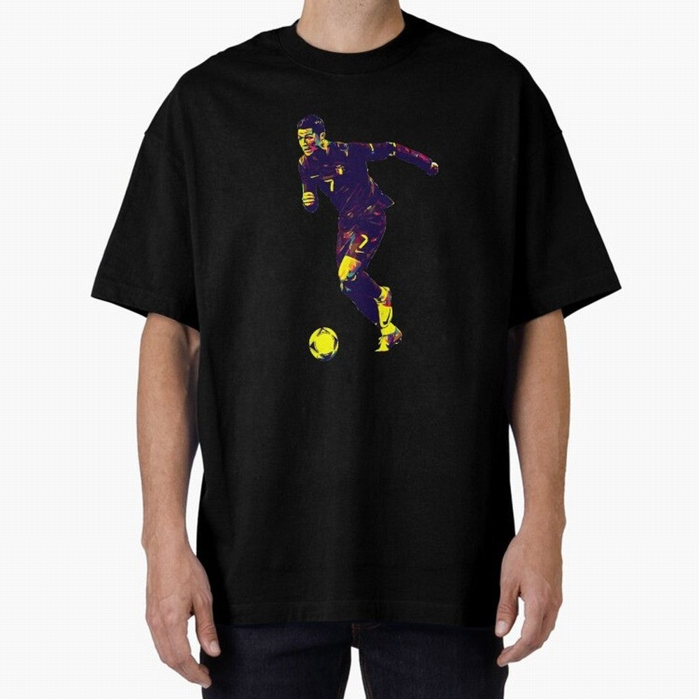 Cristiano Ronaldo Oversized T-Shirt Back Your Heroes with Global Football Passion for FIFA World Cup 2026 USA Canada Mexico, Capturing Cristiano Ronaldo, Haaland and CR7, Argentina and Brazil, Global Supporter Spirit, Legendary Goals, National