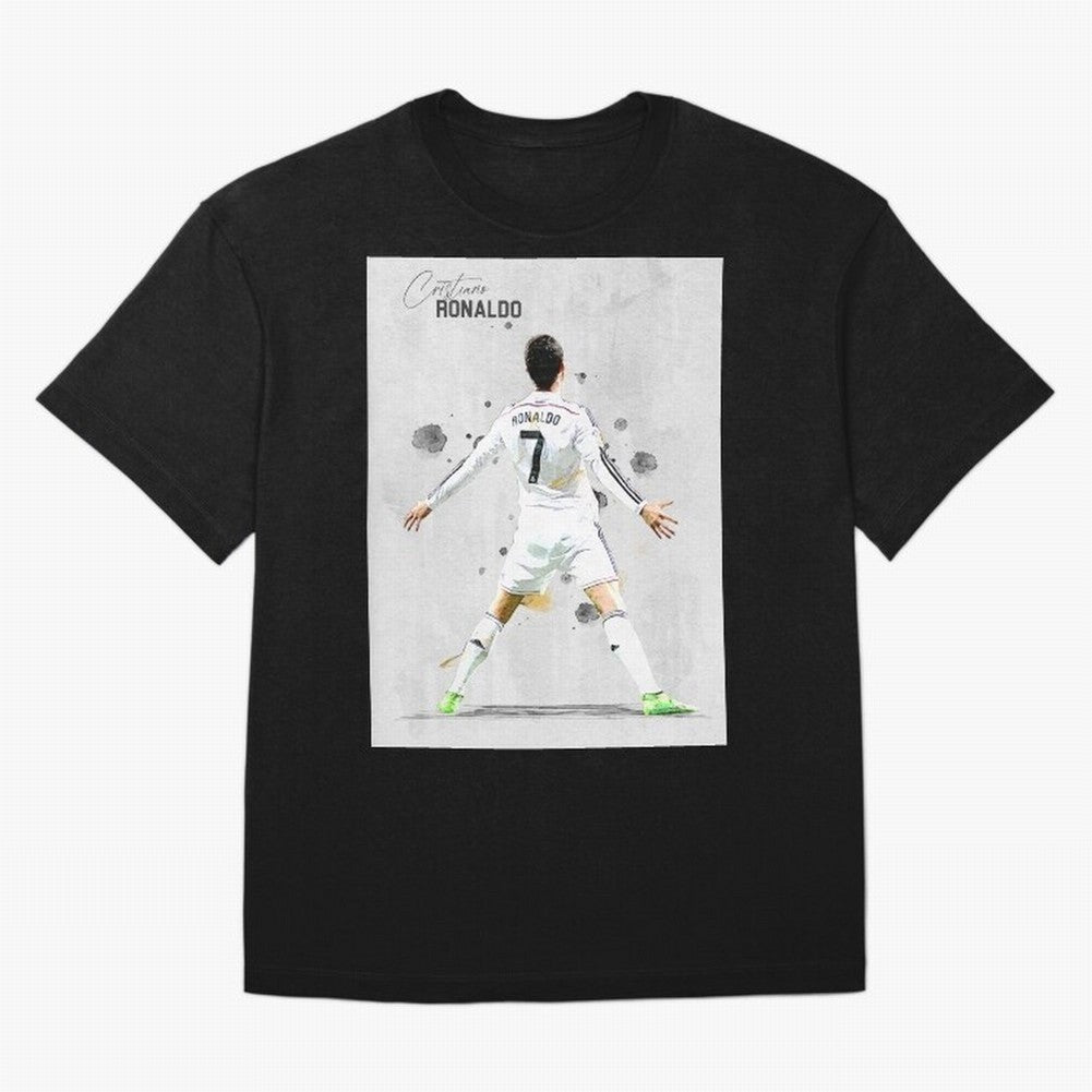 RM Legend Player Ronaldo Oversized T-Shirt Show Fan Pride Across Global Football Passion for FIFA World Cup 2026, Celebrating Neymar, Haaland and Cristiano Ronaldo, Portugal, Spain and Germany, Game Day Rituals, Football Legends, Country Pride and