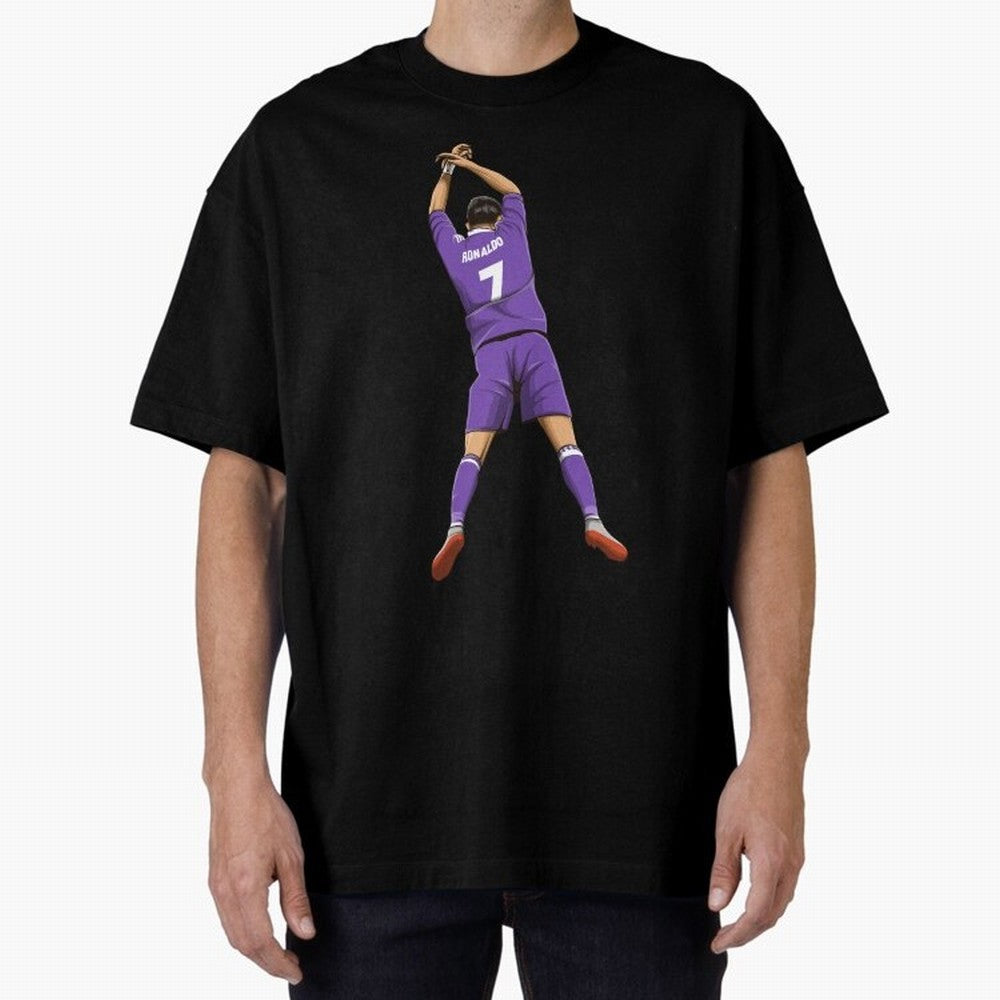 Cristiano Ronaldo Oversized T-Shirt Show Your Tournament Heart for FIFA World Cup 2026 Group Stage Spirit, with England and Germany, Messi and Cristiano Ronaldo, Classic Soccer Heritage, Championship Pressure, Fan Loyalty and International Pride;