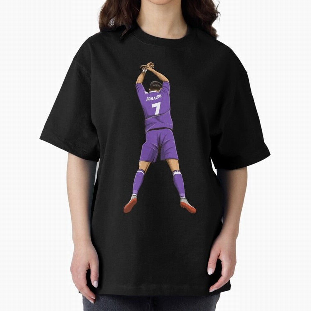 Cristiano Ronaldo Oversized T-Shirt Show Your Tournament Heart for FIFA World Cup 2026 Group Stage Spirit, with England and Germany, Messi and Cristiano Ronaldo, Classic Soccer Heritage, Championship Pressure, Fan Loyalty and International Pride;