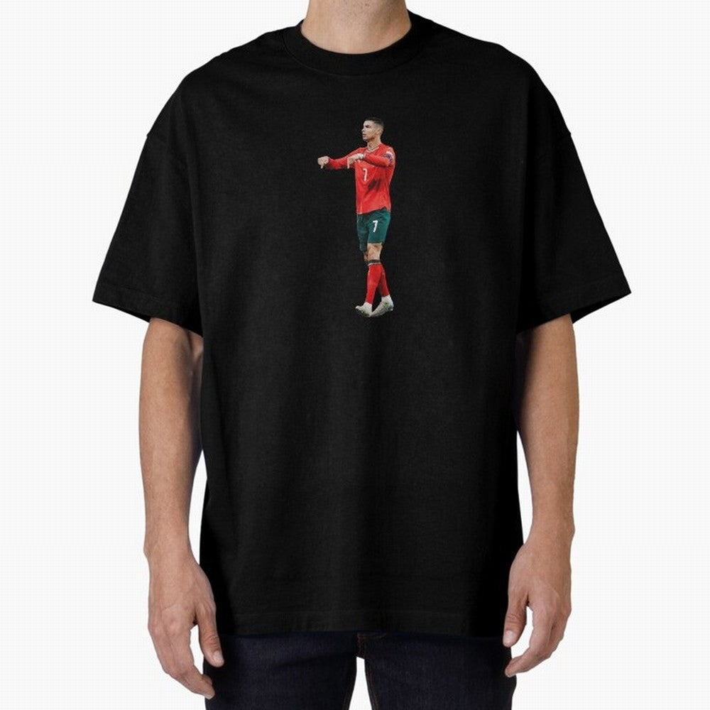 Cristiano Ronaldo siuuuuuu Oversized T-Shirt Carry the Colors and Pride of FIFA World Cup 2026 USA Canada Mexico Spirit, Inspired by Brazil, Portugal and Argentina, Mbappe, Soccer Culture, Superstar Moments, National Team Dreams and Competitive