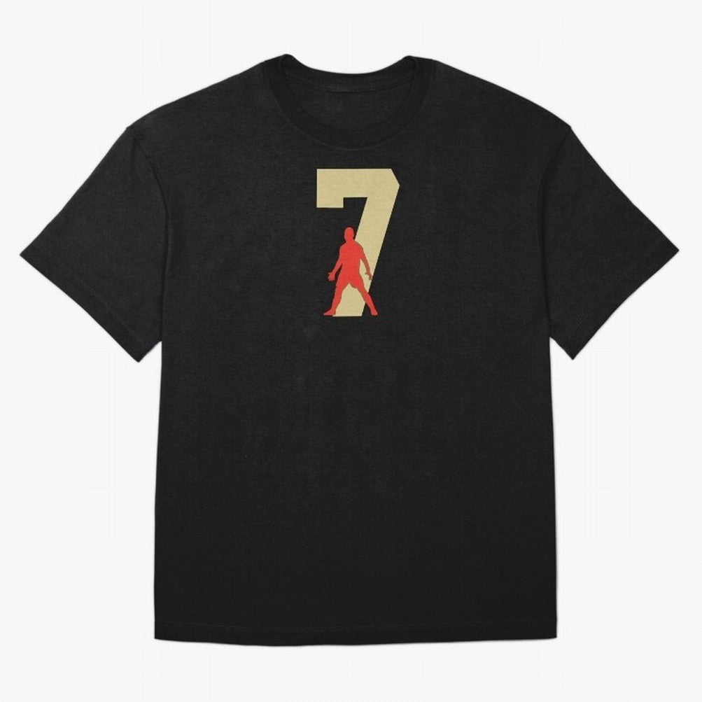 Ronaldo 7 Soccer Icon Oversized T-Shirt Represent FIFA World Cup 2026 USA Canada Mexico for Fans of Haaland and England and Germany, Bringing Football History, Final Match Energy, Crowd Noise and Once in a Lifetime Moments; Perfect for Fans,