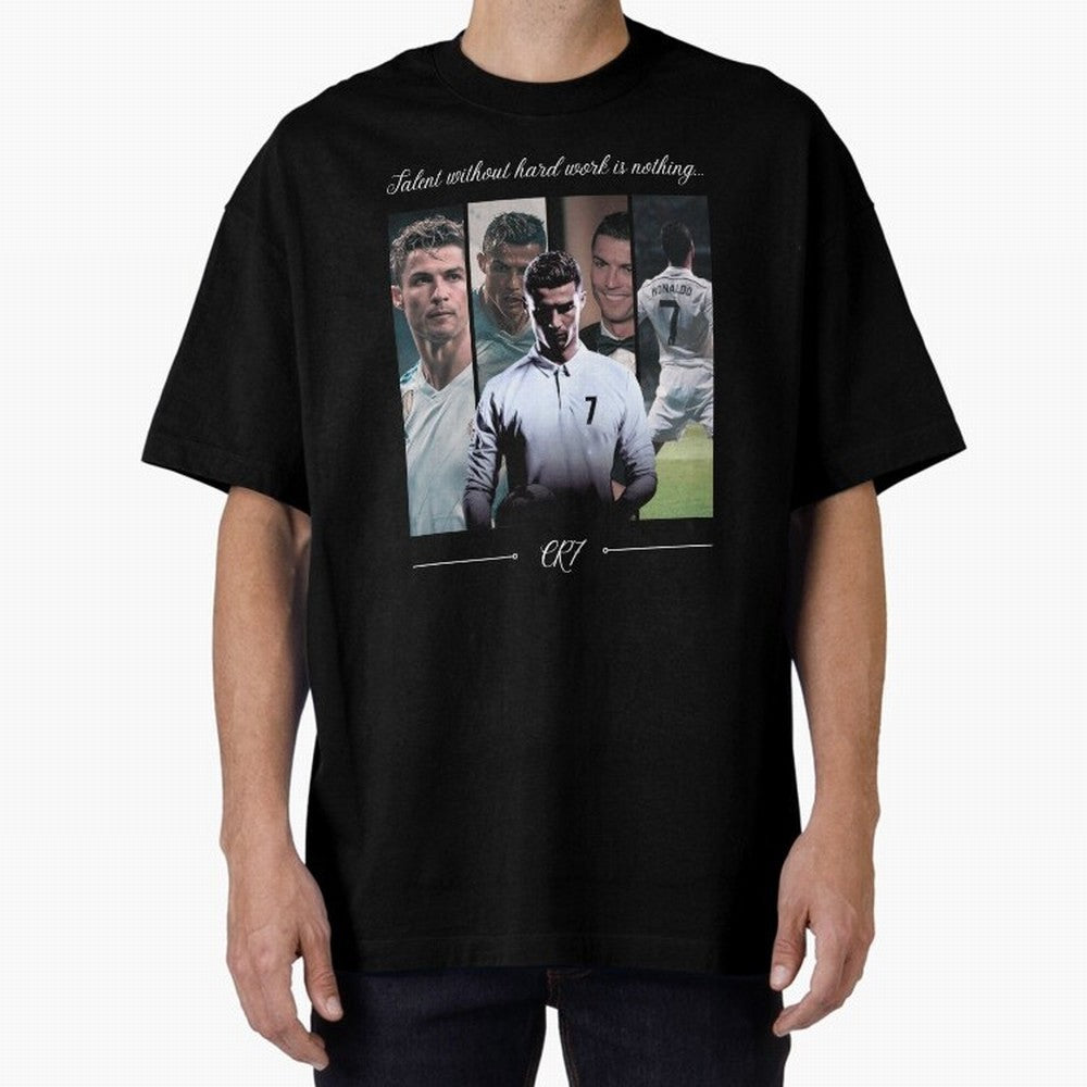 Ronaldo CR7 Oversized T-Shirt Back Your Heroes with the FIFA World Cup 2026 Group Stage Journey through Cristiano Ronaldo, Haaland and CR7 Highlights, France Pride, Soccer Culture, Superstar Moments, National Team Dreams and Competitive Fire;