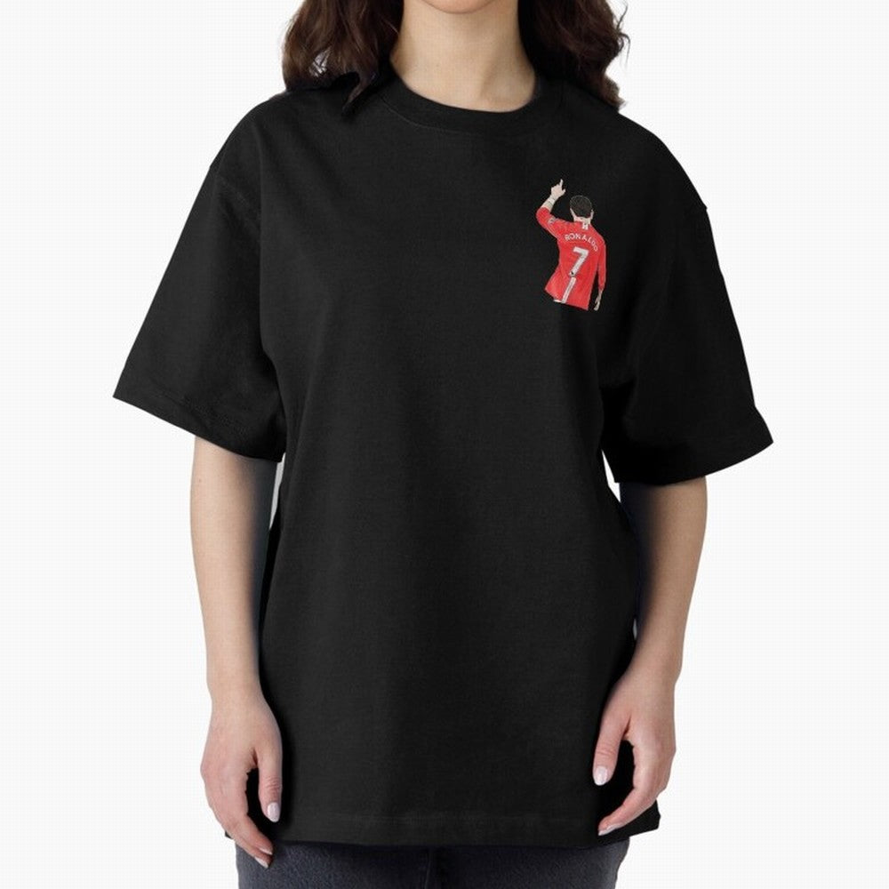Cristiano Ronaldo CR7 Oversized T-Shirt Show Passion for the Stars of FIFA World Cup 2026 Group Stage Spirit, Capturing France and Portugal, Messi and Cristiano Ronaldo, Soccer Culture, Superstar Moments, National Team Dreams and Competitive Fire;