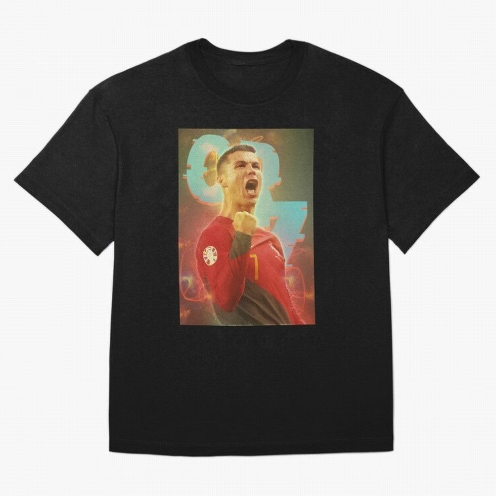 Ronaldo selebration Oversized T-Shirt Celebrate Football Heritage in FIFA World Cup 2026 USA Canada Mexico Inspired by CR7 and Messi, France Energy, Game Day Rituals, Football Legends, Country Pride and the Road to the Final; Perfect for People Who