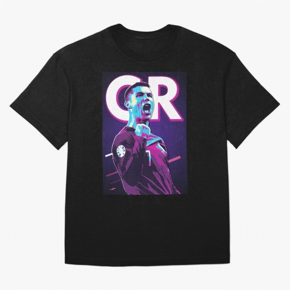 Ronaldo Oversized T-Shirt Represent FIFA World Cup 2026 USA Canada Mexico with Cristiano Ronaldo, Germany Energy, Football Festival Excitement, Trophy Ambitions, Country Rivalries and Star Player Buzz; Perfect for Supporters Who Want Bold Football