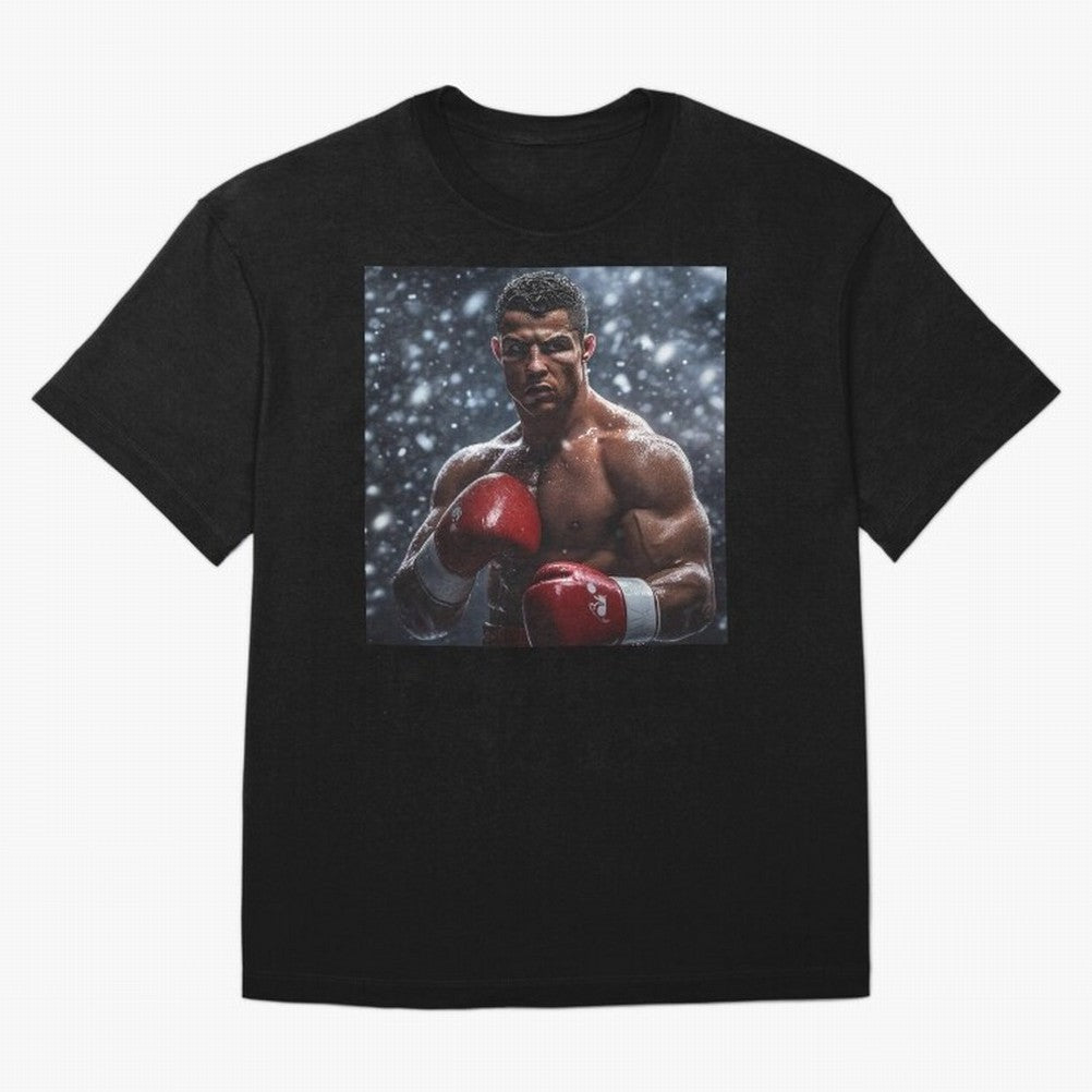 Cristiano Ronaldo: The Unexpected Boxer Oversized T-Shirt Show Passion for the Stars of FIFA World Cup 2026 Group Stage for Fans of Messi and England, France and Netherlands, Bringing Goal Celebration Energy, Supporter Heritage, Football Icons and