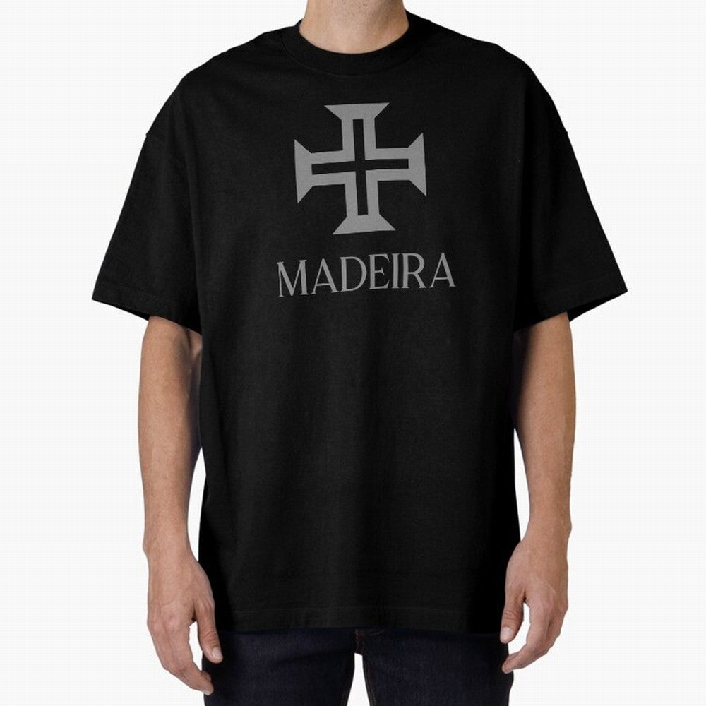 Madeira grey 2 Oversized T-Shirt Share Match Day Hype around FIFA World Cup 2026 Group Stage, Mbappe, Spain and Netherlands, Stadium Memories, Football Loyalty, International Chants and Championship Tradition; Ideal for Football Dads, Football