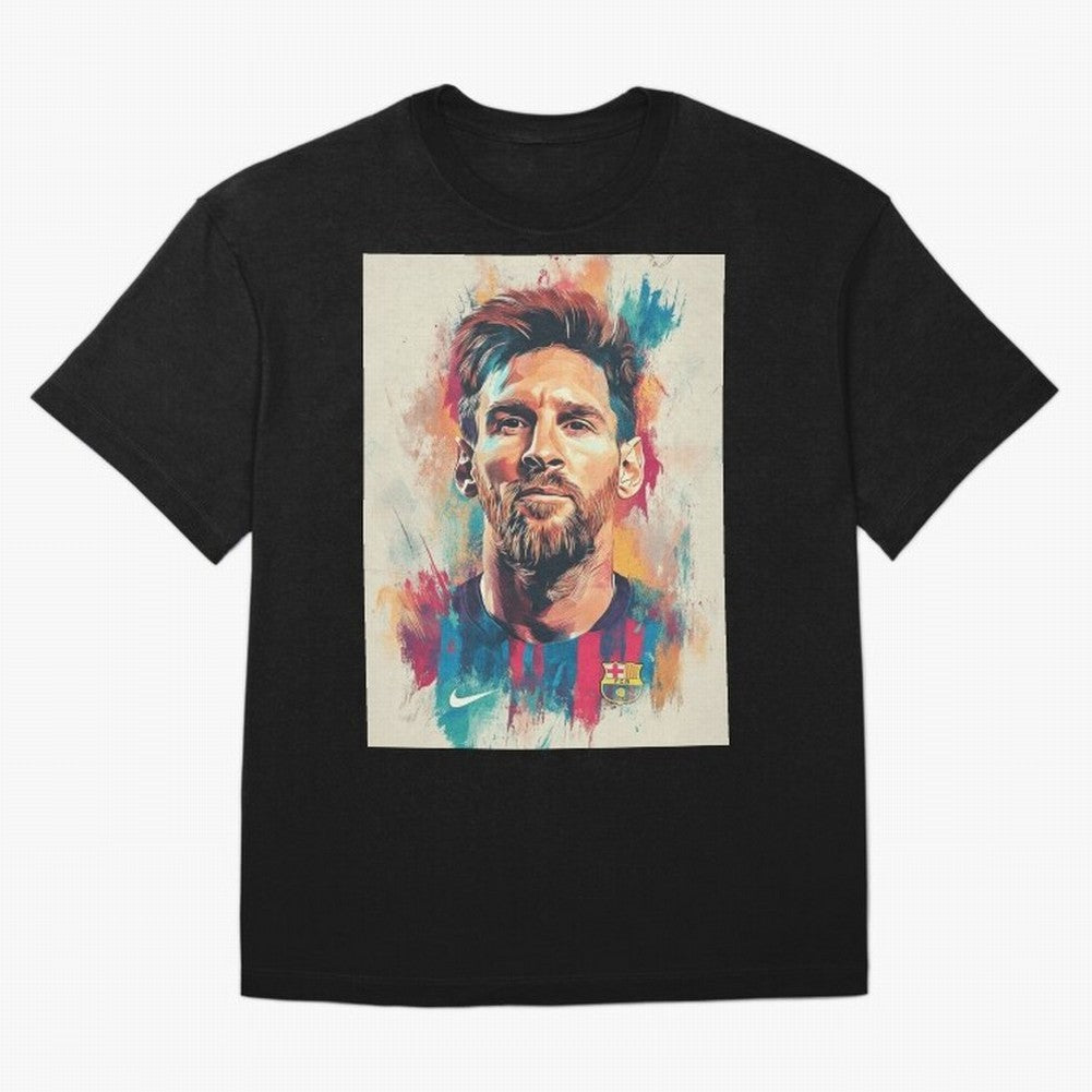 Lionel Messi Oversized T-Shirt Stand Out with Spirit from FIFA World Cup 2026 Group Stage for Fans of Cristiano Ronaldo, Haaland and CR7 and France and Portugal, Bringing Goal Celebration Energy, Supporter Heritage, Football Icons and Worldwide