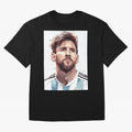 Lionel Messi Oversized T-Shirt Celebrate Supporters United by Global Football Passion for FIFA World Cup 2026 Group Stage, Featuring Cristiano Ronaldo, Haaland and CR7, Argentina and Brazil, Champion Mindset, Group Stage Buzz, Knockout Tension and