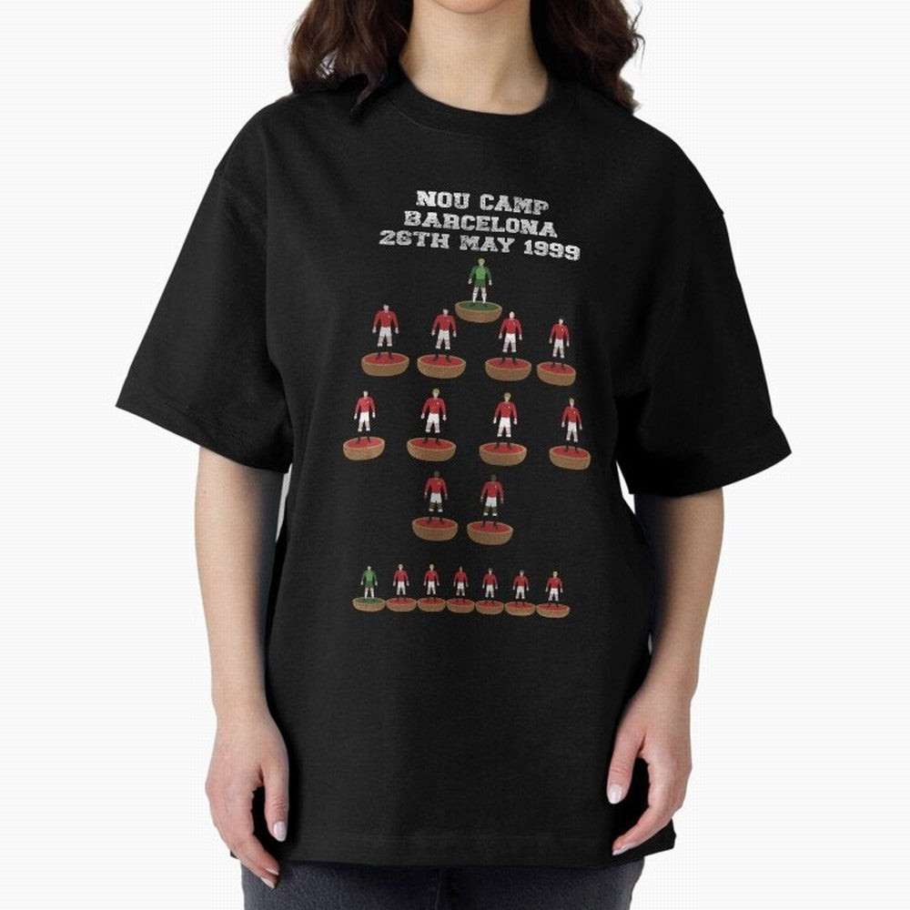 Manchester United Champions League 1999 Oversized T-Shirt Celebrate Every Goal in FIFA World Cup 2026 USA Canada Mexico Spirit, Celebrating England, Cristiano Ronaldo, Stadium Memories, Football Loyalty, International Chants and Championship