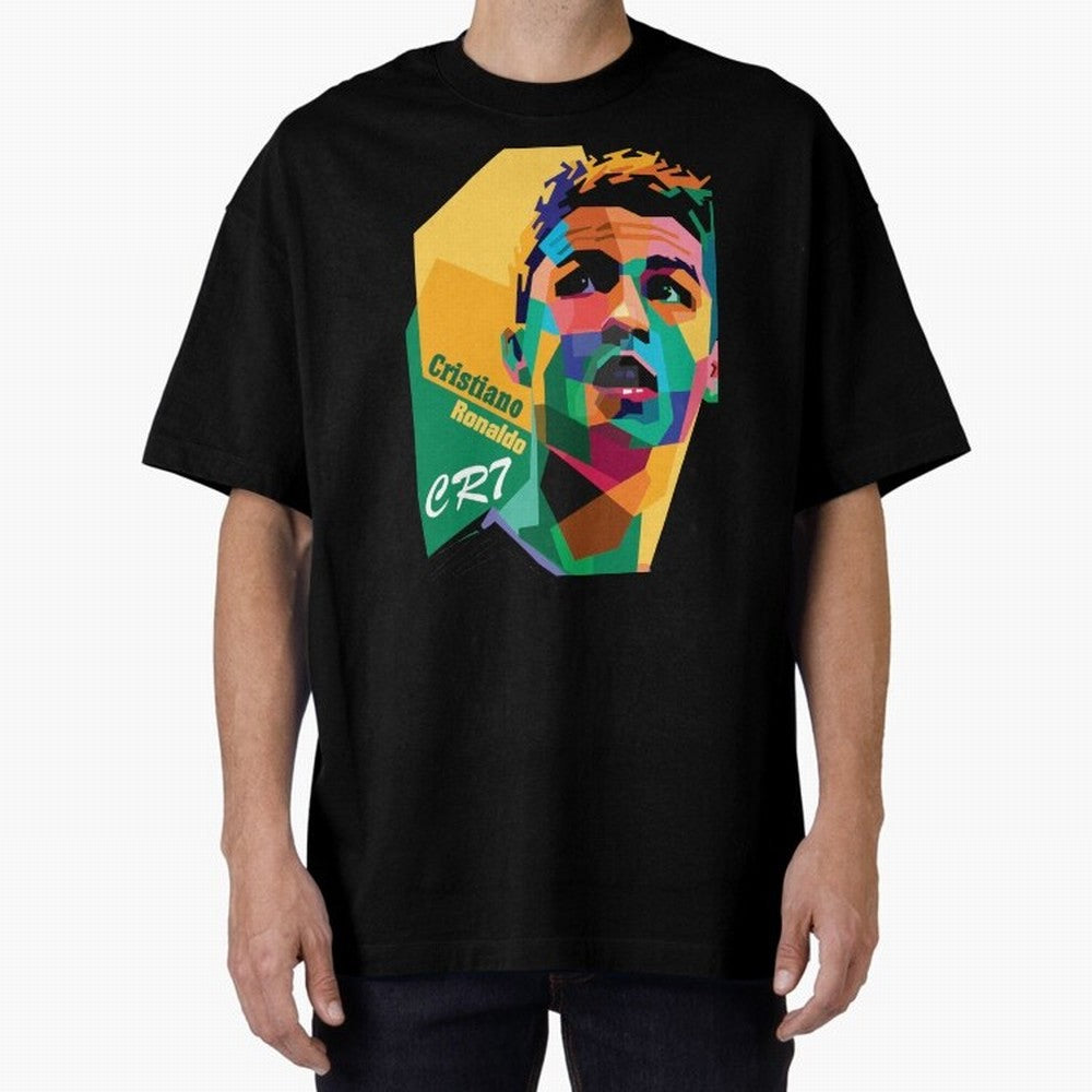 cristiano ronaldo Oversized T-Shirt Celebrate Rivalries and Pride in the FIFA World Cup 2026 Journey through Mbappe and Neymar Highlights, Argentina Pride, Worldwide Fan Energy, Dramatic Goals, Stadium Lights and Championship Celebrations; Great