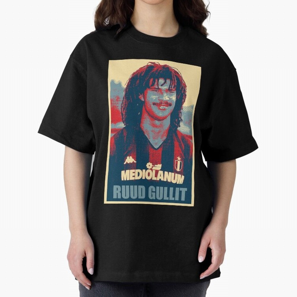 Ruud Gullit Oversized T-Shirt Feel the Roar of Match Day Hype around FIFA World Cup 2026, CR7, Portugal, Match Day Excitement, Supporter Culture, Golden Goals and Global Football Passion; Ideal for Passionate Fans Who Love Underdog Stories,