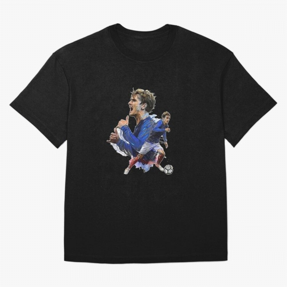 Griezmann Oversized T-Shirt Carry the Dream of FIFA World Cup 2026 Celebrating Mbappe, England and Germany Energy, Supporter Pride, Iconic Celebrations, Legendary Names and Global Match Day Energy; Great for Supporters Who Love Legendary Players,