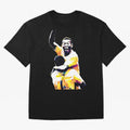 Pele Pop Art Oversized T-Shirt Honor the Football Icons of FIFA World Cup 2026 Spirit, Built around Argentina, Haaland and Mbappe, Match Day Excitement, Supporter Culture, Golden Goals and Global Football Passion; Created for Match Day Parties,