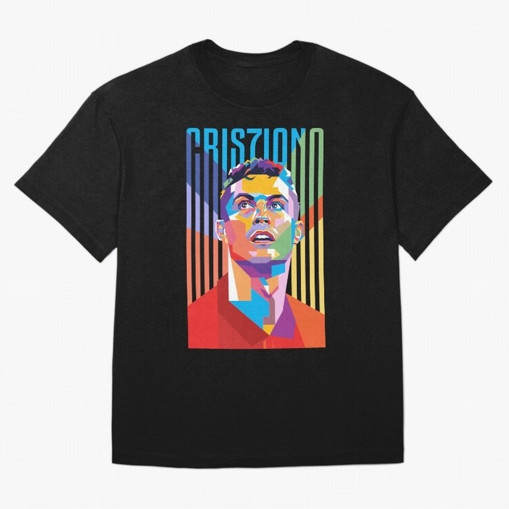 CR7 Pop Art Oversized T-Shirt Step into Match Day Hype around FIFA World Cup 2026 Group Stage, Messi, CR7 and Mbappe, England, France and Netherlands, Stadium Memories, Football Loyalty, International Chants and Championship Tradition; Perfect for