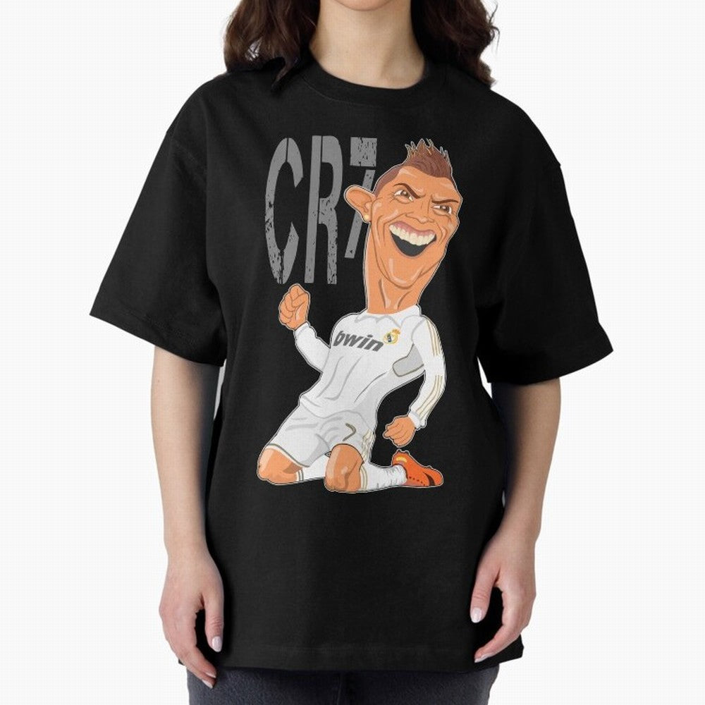 RONALDO Oversized T-Shirt Fuel Your Fan Pride for Match Day Hype around FIFA World Cup 2026, Neymar, Argentina and Brazil, Tournament Hype, Historic Matchups, Family Viewing Parties and Global Sports Pride; Made for Die Hard Supporters, Soccer
