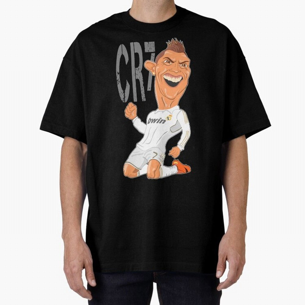 RONALDO Oversized T-Shirt Fuel Your Fan Pride for Match Day Hype around FIFA World Cup 2026, Neymar, Argentina and Brazil, Tournament Hype, Historic Matchups, Family Viewing Parties and Global Sports Pride; Made for Die Hard Supporters, Soccer